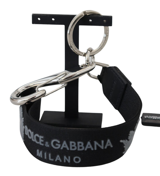 Da Milano Black Mens Wallet & Keychain Gift Set