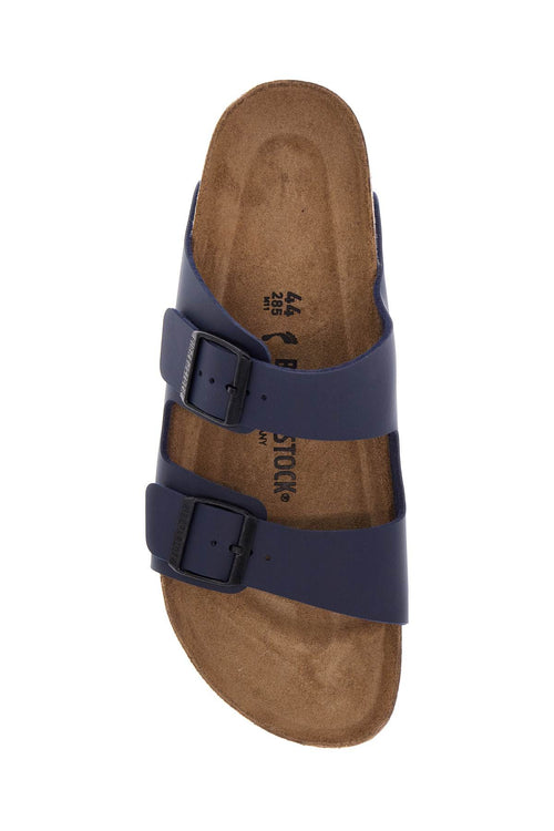 Birkenstock Men's Dark Blue Arizona Sandals In Birkoflor With Cork Sole