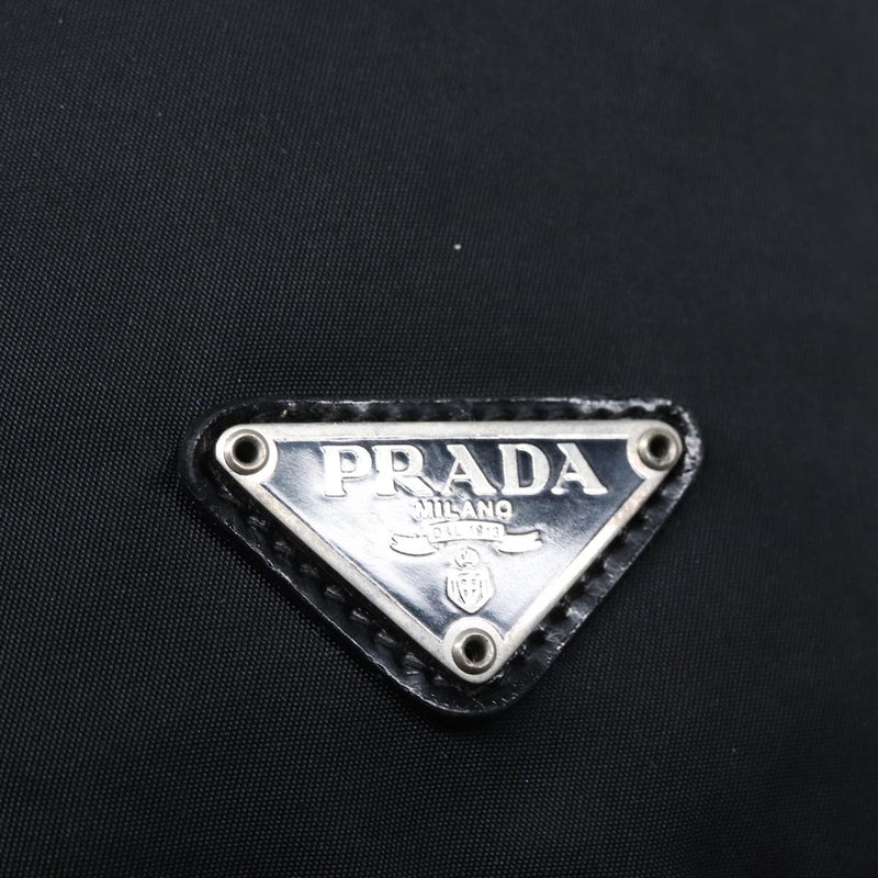 Prada Tessuto Black Synthetic Clutch Bag (Pre-Owned)