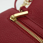 Tory Burch Red Leather Shoulder Bag (Pre-Owned)