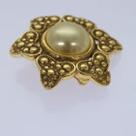 Chanel Coco Mark Gold Metal Brooch Jewelry (Pre-Owned)