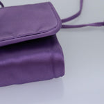 Prada -- Purple Silk Clutch Bag (Pre-Owned)