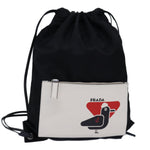 Prada Black Synthetic Backpack Bag (Pre-Owned)