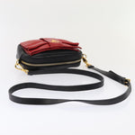 Prada Ribbon Red Leather Shoulder Bag (Pre-Owned)