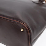 Gucci Bamboo Brown Leather Handbag (Pre-Owned)