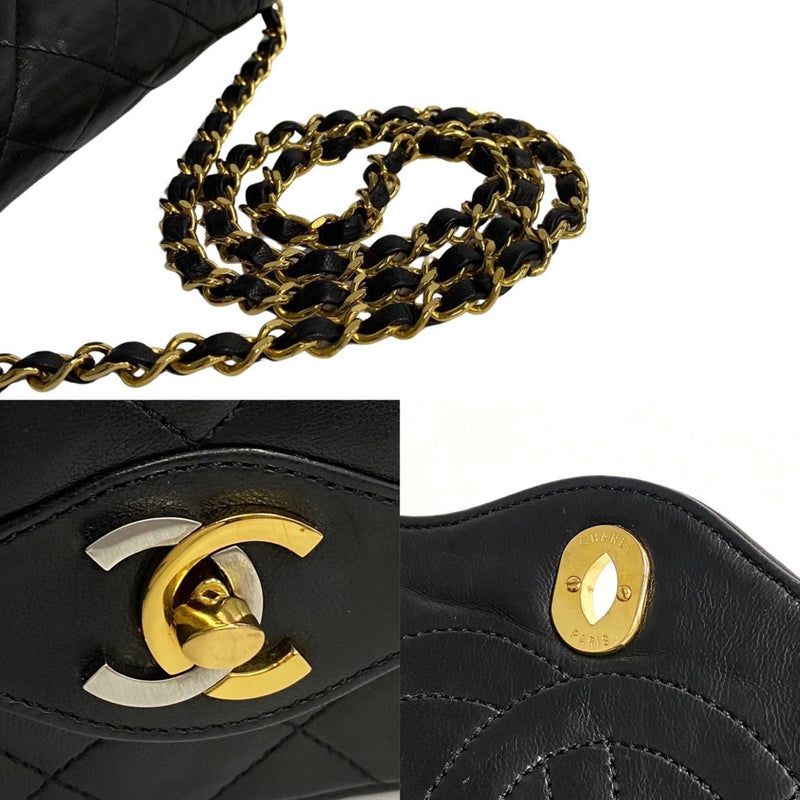 Chanel Black Leather Shoulder Bag (Pre-Owned)