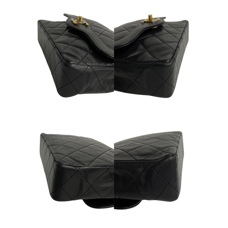 Chanel Black Leather Shoulder Bag (Pre-Owned)