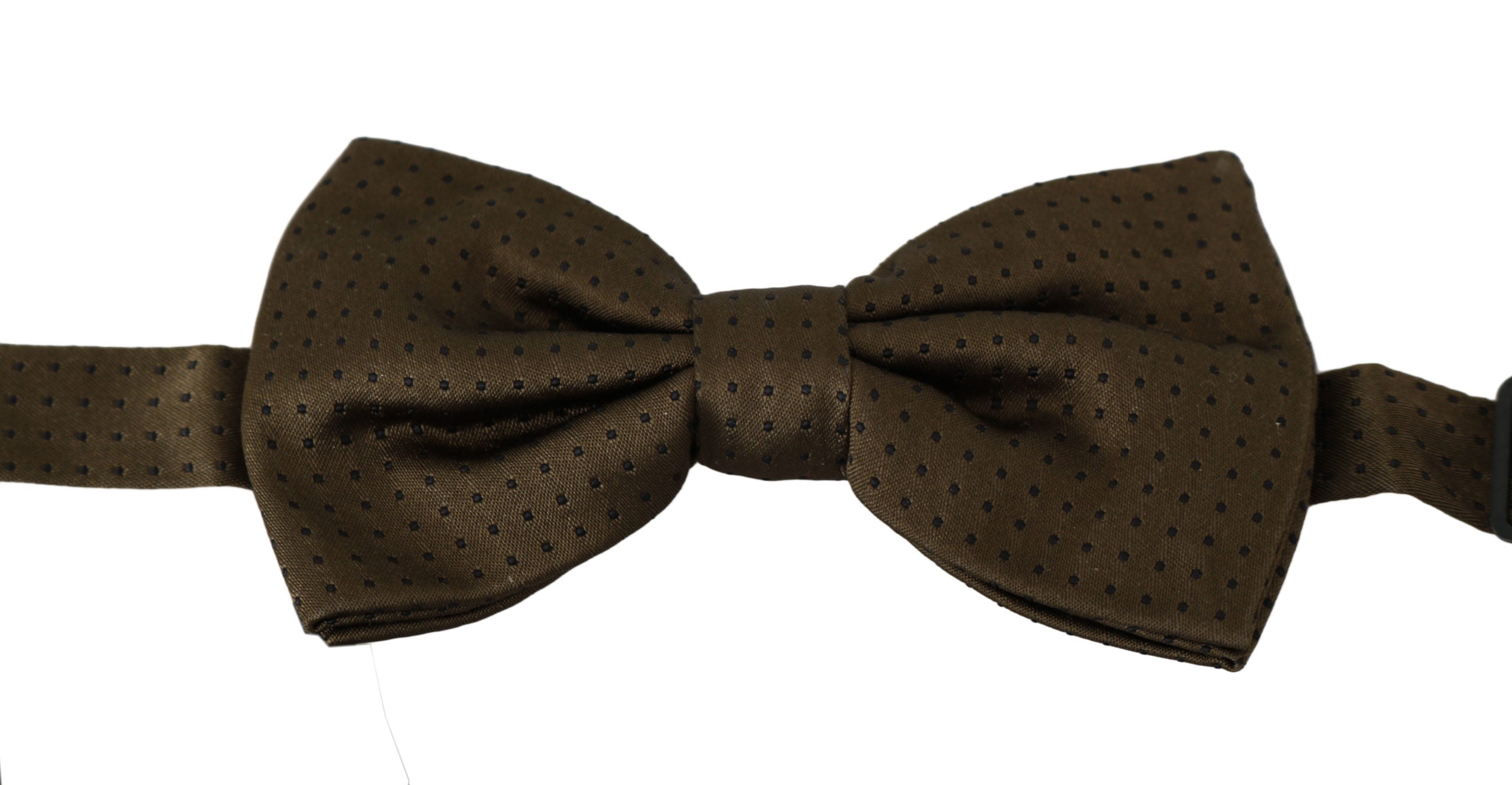 Dolce & Gabbana Elegant Silk Polka Dot Bow Men's Tie