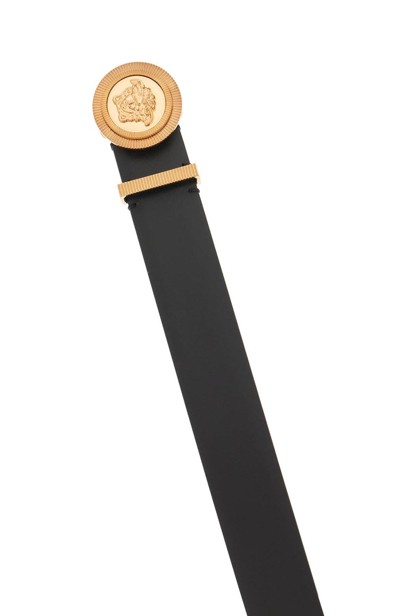 Versace Men's Medusa Biggie Leather Belt