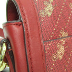 Coach Horse And Carriage Red Leather Shoulder Bag (Pre-Owned)