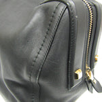 Salvatore Ferragamo Black Leather Handbag (Pre-Owned)