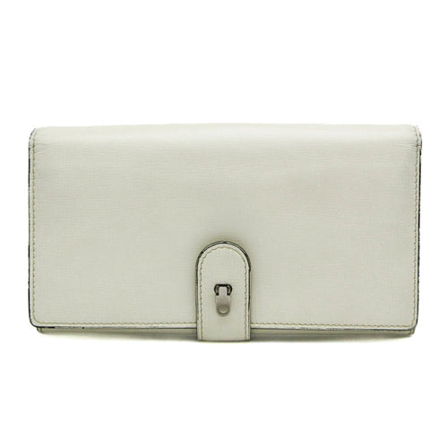 Valextra Beige Leather Wallet  (Pre-Owned)