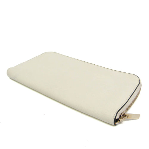 Valextra Beige Leather Wallet  (Pre-Owned)