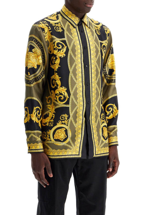 Versace Men's Barocco Silk Shirt