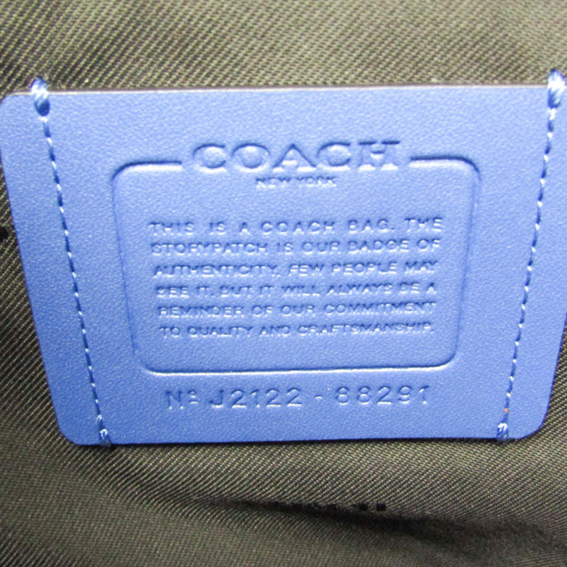 Coach Metropolitan Blue Leather Tote Bag (Pre-Owned)