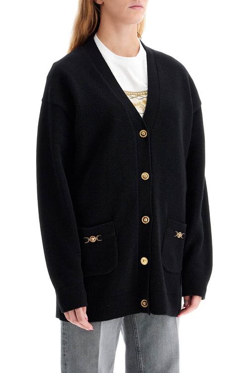 Versace Women's Boxy Wool And Cashmere Cardigan