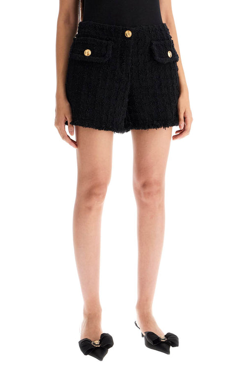 Versace Women's "Heritage Tweed Mini Shorts