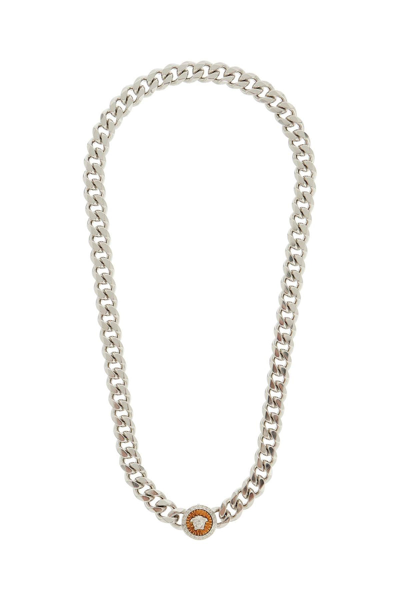 Versace Men's Medusa Chain Necklace With Pendant