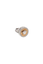 Versace Men's Icon Ring With Crystals