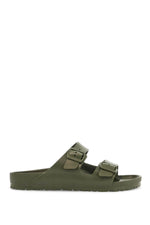 Birkenstock Men's Khaki Synthetic Arizona Eva Slippers With Two Straps