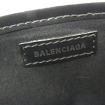 Balenciaga Navy Beige Canvas Handbag (Pre-Owned)