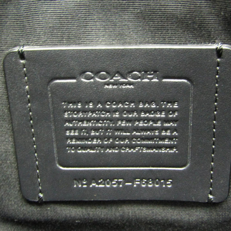 Coach Black Leather Shoulder Bag (Pre-Owned)