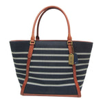 Coach Navy Canvas Tote Bag (Pre-Owned)