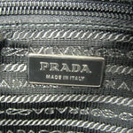 Prada Tessuto Black Synthetic Shoulder Bag (Pre-Owned)