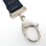 Chanel Matelassé Navy Leather Shoulder Jewelry (Pre-Owned)