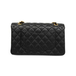 Chanel Timeless Black Leather Shoulder Bag (Pre-Owned)