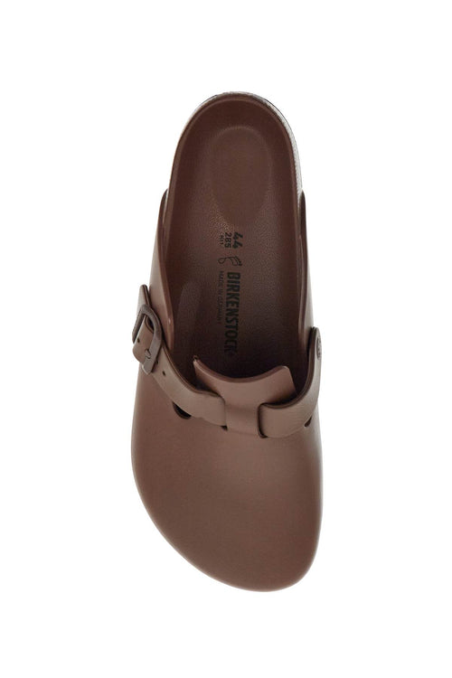 Birkenstock Men's Boston Eva Slippers Brown With Buckle For Men