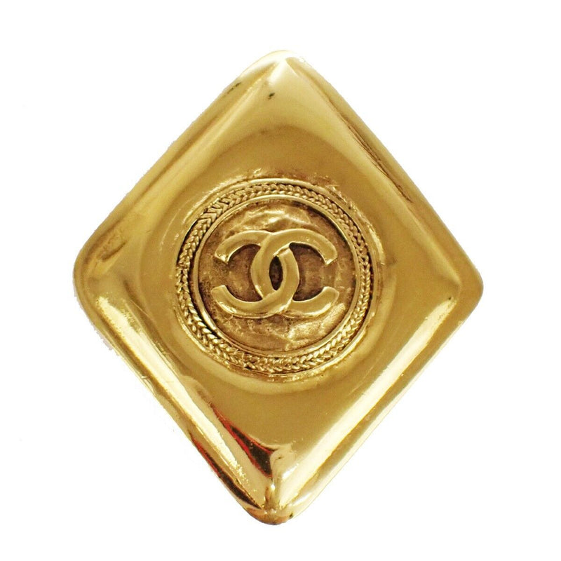 Chanel Coco Mark Gold Metal Brooch Jewelry (Pre-Owned)