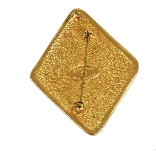 Chanel Coco Mark Gold Metal Brooch Jewelry (Pre-Owned)