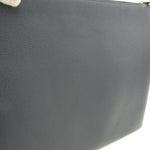 Fendi -- Navy Leather Clutch Bag (Pre-Owned)