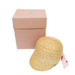 Miu Miu Ribbon Beige Synthetic Cap  (Pre-Owned)