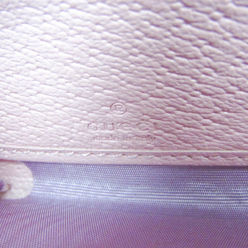 Gucci Zip Around Pink Leather Wallet  (Pre-Owned)