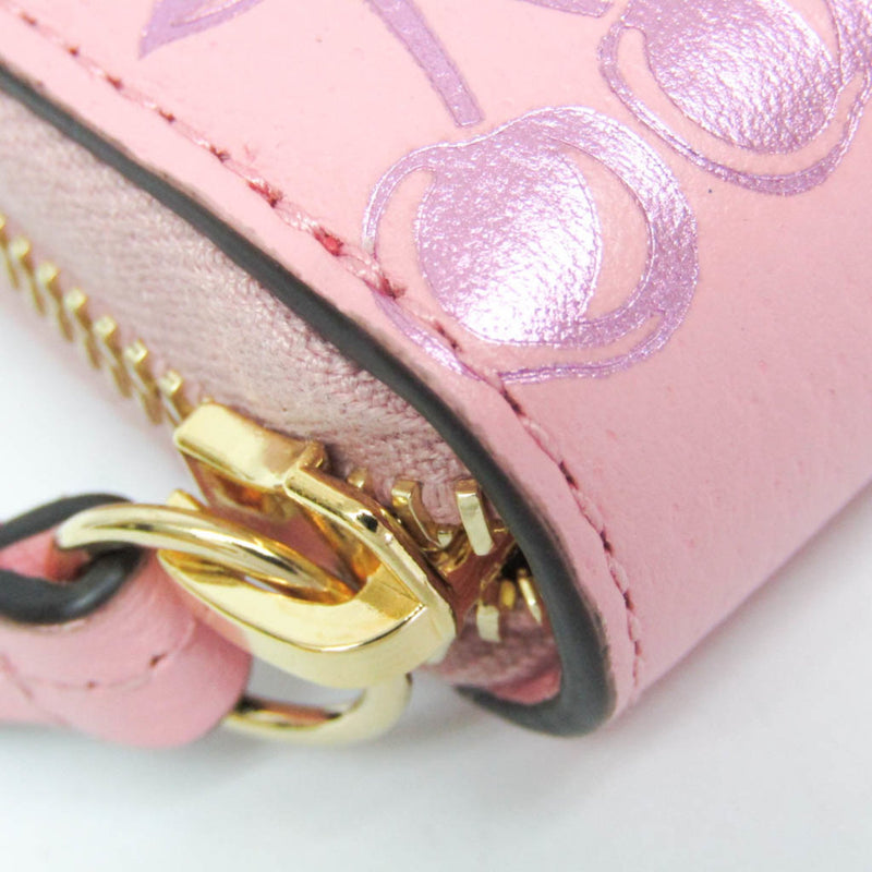 Gucci Zip Around Pink Leather Wallet  (Pre-Owned)