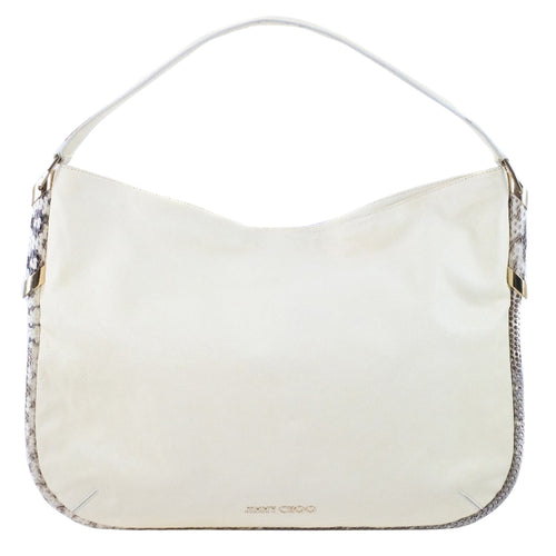 Jimmy Choo White Leather Handbag (Pre-Owned)