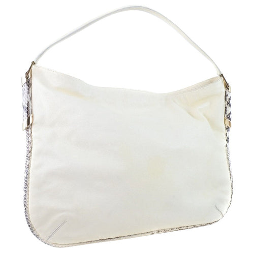 Jimmy Choo White Leather Handbag (Pre-Owned)