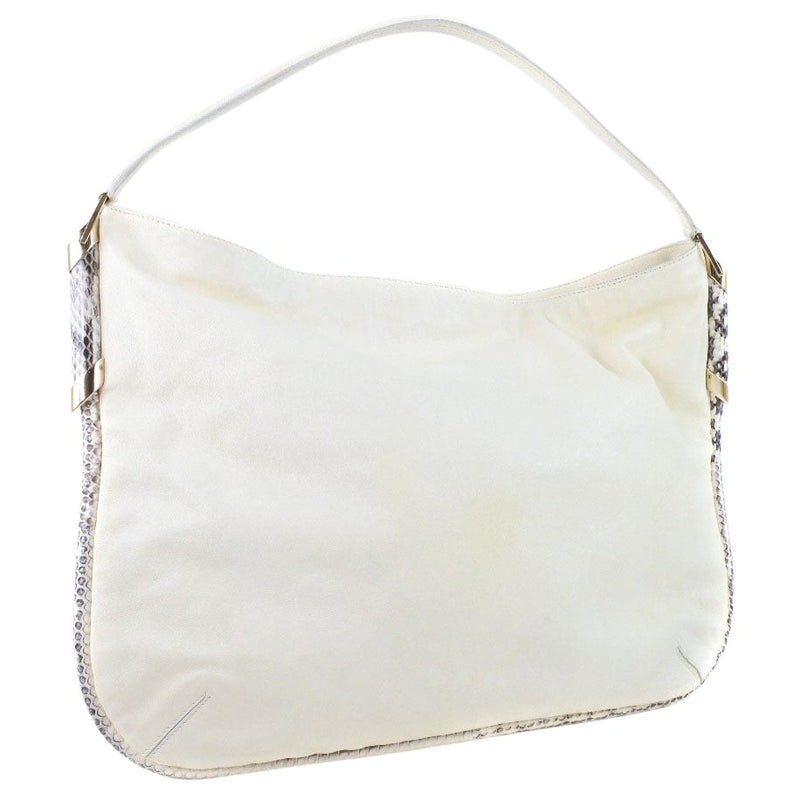 Jimmy Choo White Leather Handbag (Pre-Owned)