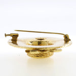 Chanel Broche Gold Gold Plated Brooch Jewelry (Pre-Owned)