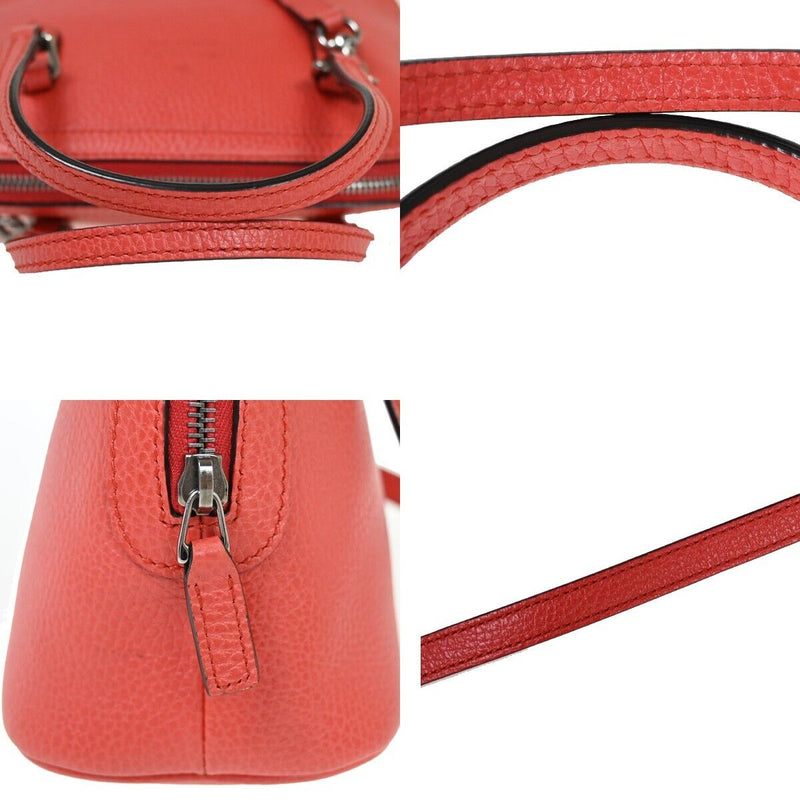 Gucci Dôme Red Leather Handbag (Pre-Owned)