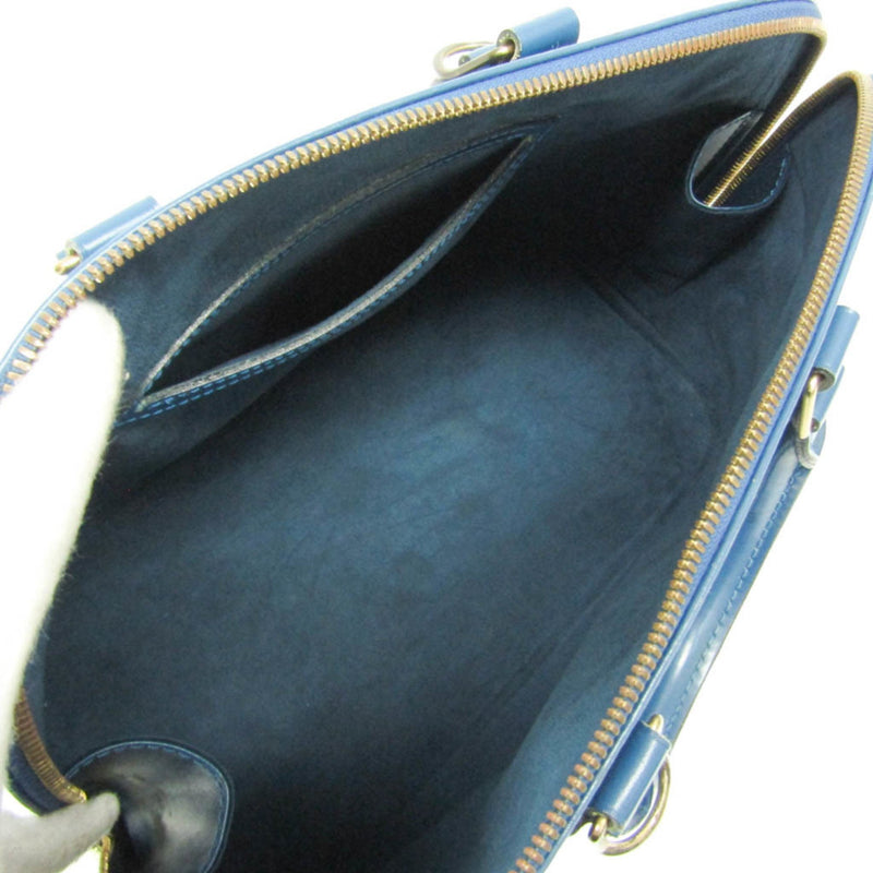 Louis Vuitton Alma Blue Leather Handbag (Pre-Owned)