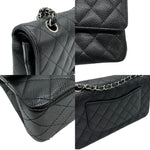 Chanel Timeless Black Leather Shoulder Bag (Pre-Owned)