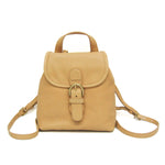 Coach Beige Leather Backpack Bag (Pre-Owned)