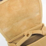 Coach Beige Leather Backpack Bag (Pre-Owned)