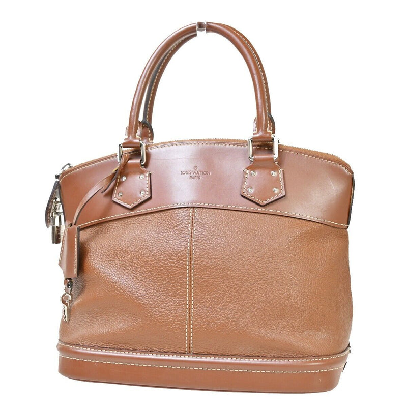 Louis Vuitton Lockit Brown Leather Handbag (Pre-Owned)