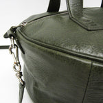 Balenciaga Air Hobo Khaki Leather Handbag (Pre-Owned)