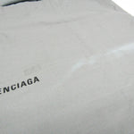 Balenciaga Navy Cabas Grey Leather Tote Bag (Pre-Owned)