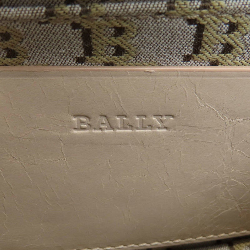 Bally Beige Leather Shoulder Bag (Pre-Owned)